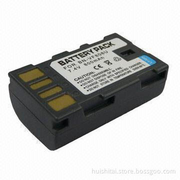 Li-ion Camcorder Battery with 7.4V Voltage and 800mAh Capacity, Comes in Black
